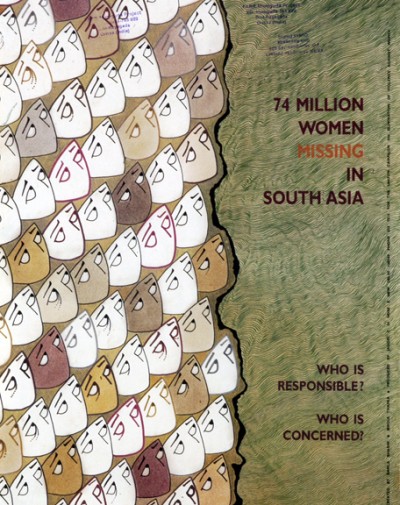 74 million women missing in south asia