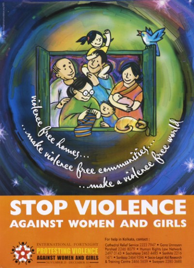 stop violence against women…