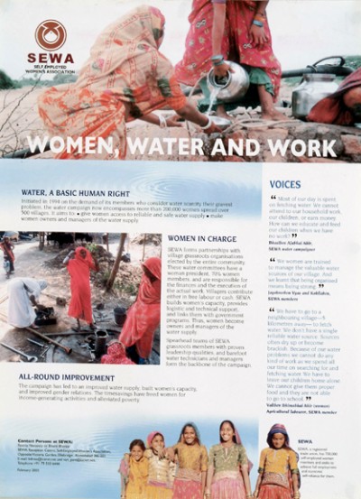 women, water and work